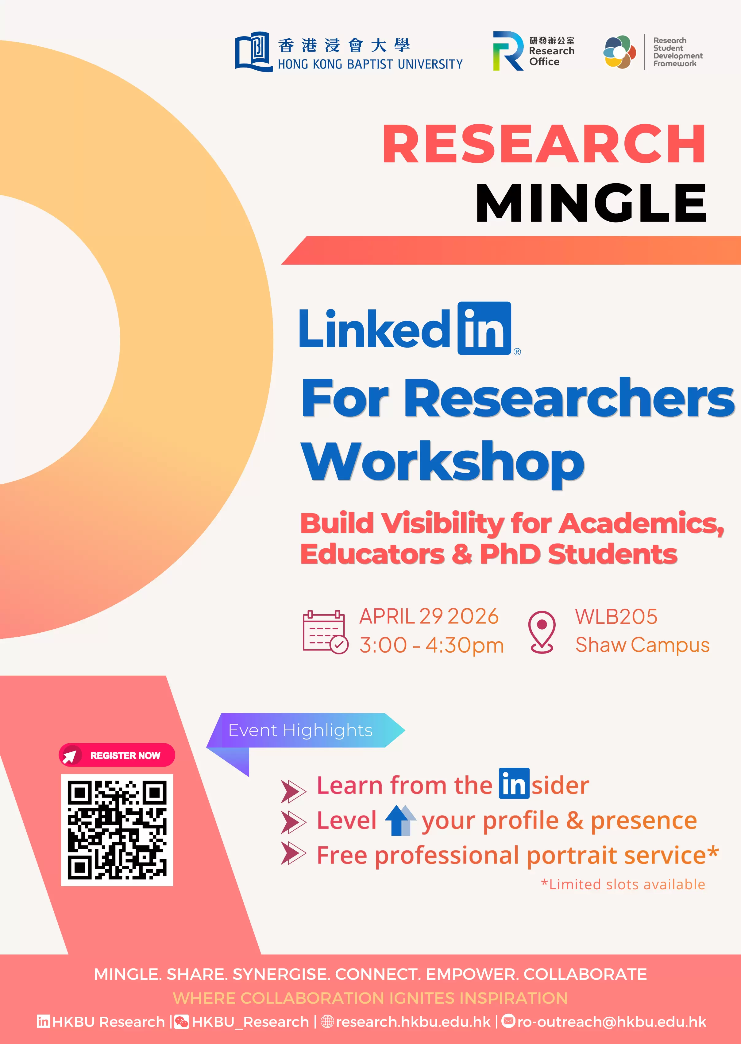 Research Mingle: LinkedIn for Researchers Workshop: Build Visibility for Academics, Educators & PhD Students